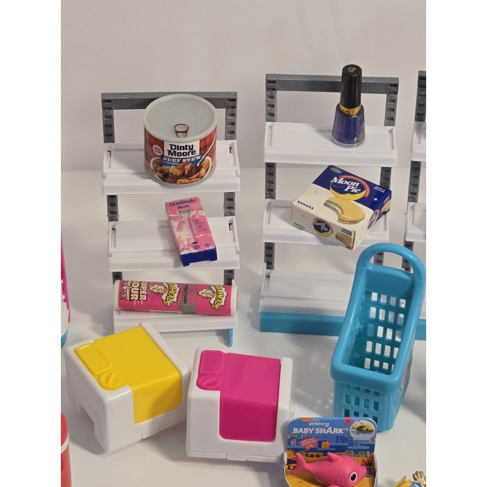 Shopkins 49 Piece Collectible Toy Grocery Mixed Lot Miniatures Figures Bundle - Picture 3 of 13